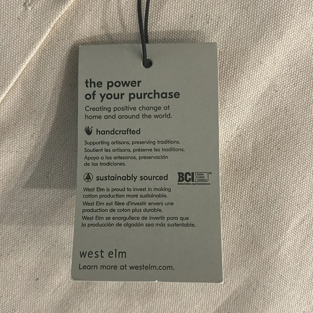 NWT West Elm + Meri Meri, modern whimsical holiday pillow cushion cover